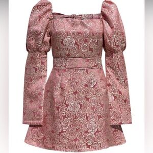 NWT Madeleine Simon Broken Halo Vintage Rose Dress